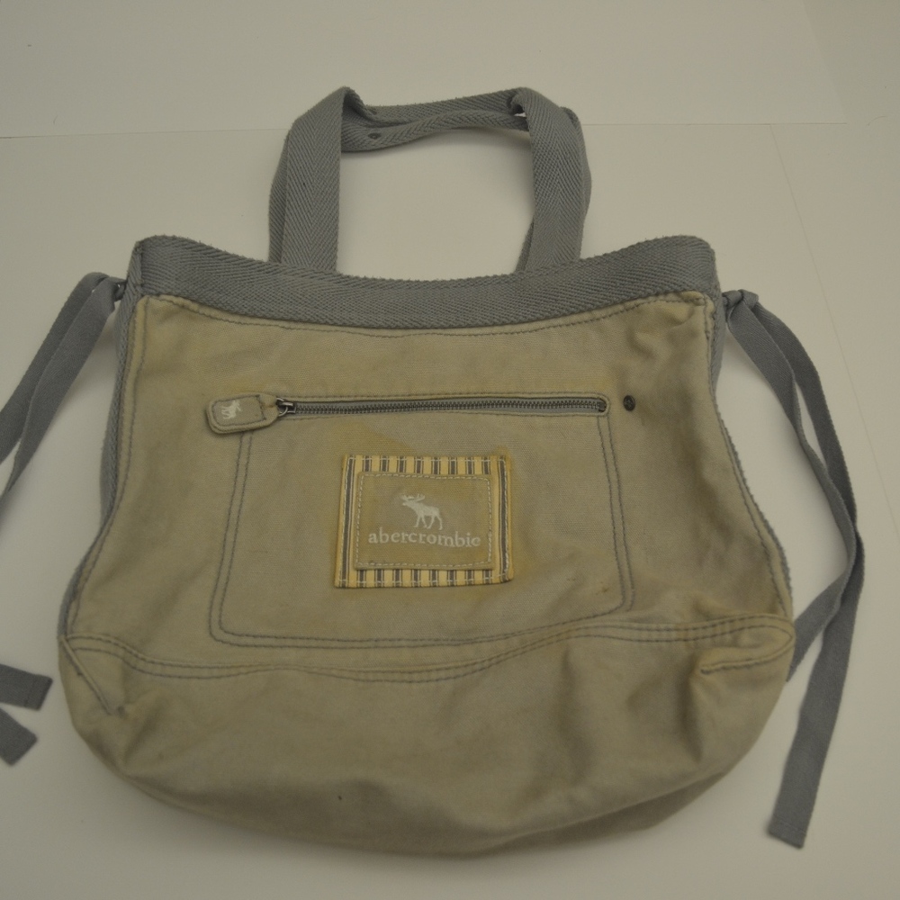 Grey Abercrombie Tote Bag